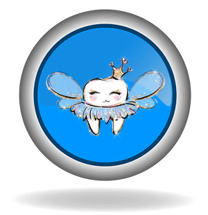a tooth fairy button to request that she visits you